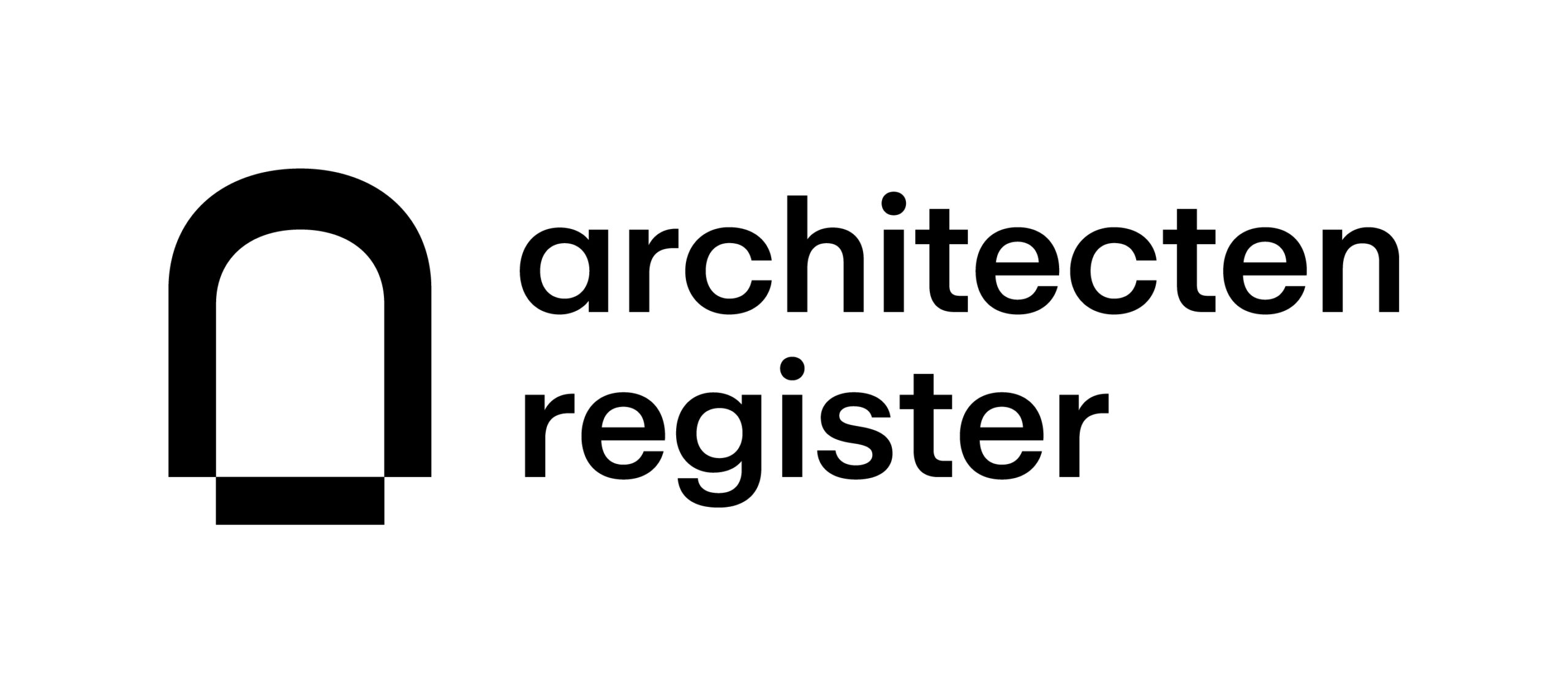 Architectenregister Logo Zwart